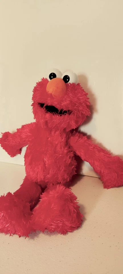 Sesame Street Elmo, красное, плюшевое, наполненное фасолью и мягкое животное 075351, 14 дюймов - Изображение 3 из 4