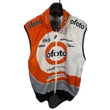 Louis Garneau Cycling Vest Mens Large VTG Sleeveless Windbreaker Ofoto Full Zip