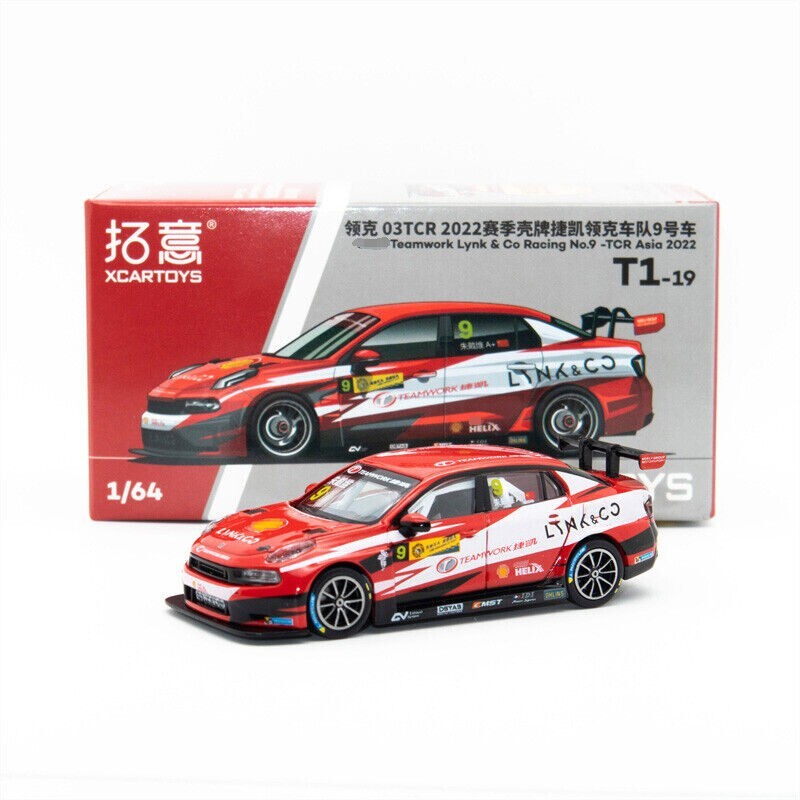 XCarToys Shell Teamwork Lynk & Co Racing Diecast Model Car No.9