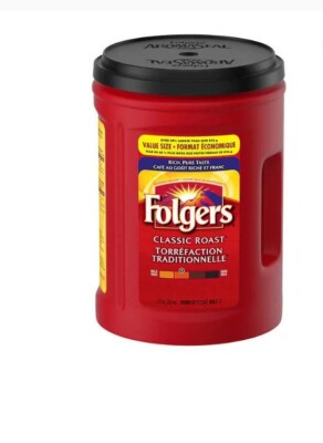 Folgers Classic Roast Ground Coffee, 1.21kg