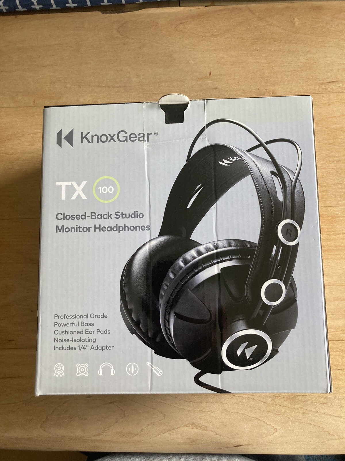 Knox Gear TX-100 Closed-Back Studio Monitor Headphones