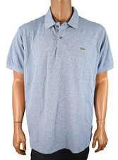 Lacoste Mens Polo Shirt New 8- 3XL Blue Short Sleeve Classic Fit