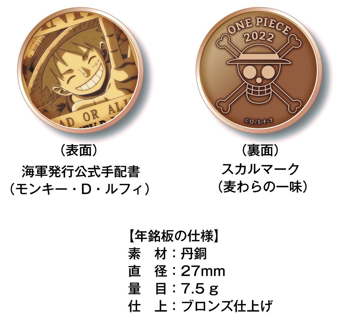 One Piece 25th Anniversary Coin Set 2022 Excellent From Japan New