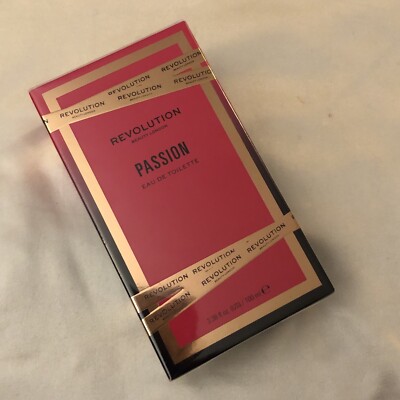 Revolution Beauty London Passion Eau De Toilette Spray 100ml Sealed NIB