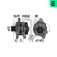 ERA Lichtmaschine Generator 100A 14V FüR Toyota Auris 1.6 1.8 2.0 209360A