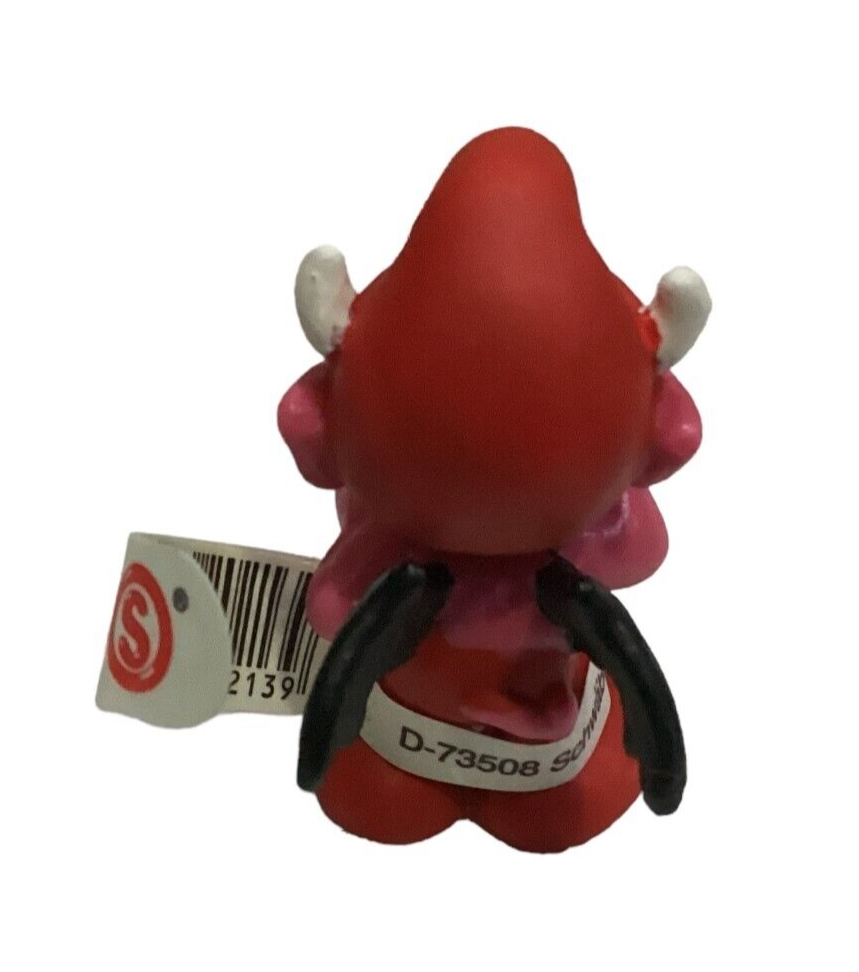 PUFFI SMURFS SCHLUMPFE PUFFO DIAVOLO #20213 DEVIL SMURF NUOVO CON