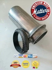 2.5" 2 1/2 Donut Gasket KIT with Exhaust Pipe Repair End Chevy GMC Ford SB BB