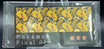 Pikachu PIKA! Pokemon Pixel Art Sitcker Card Limited VCG TCG