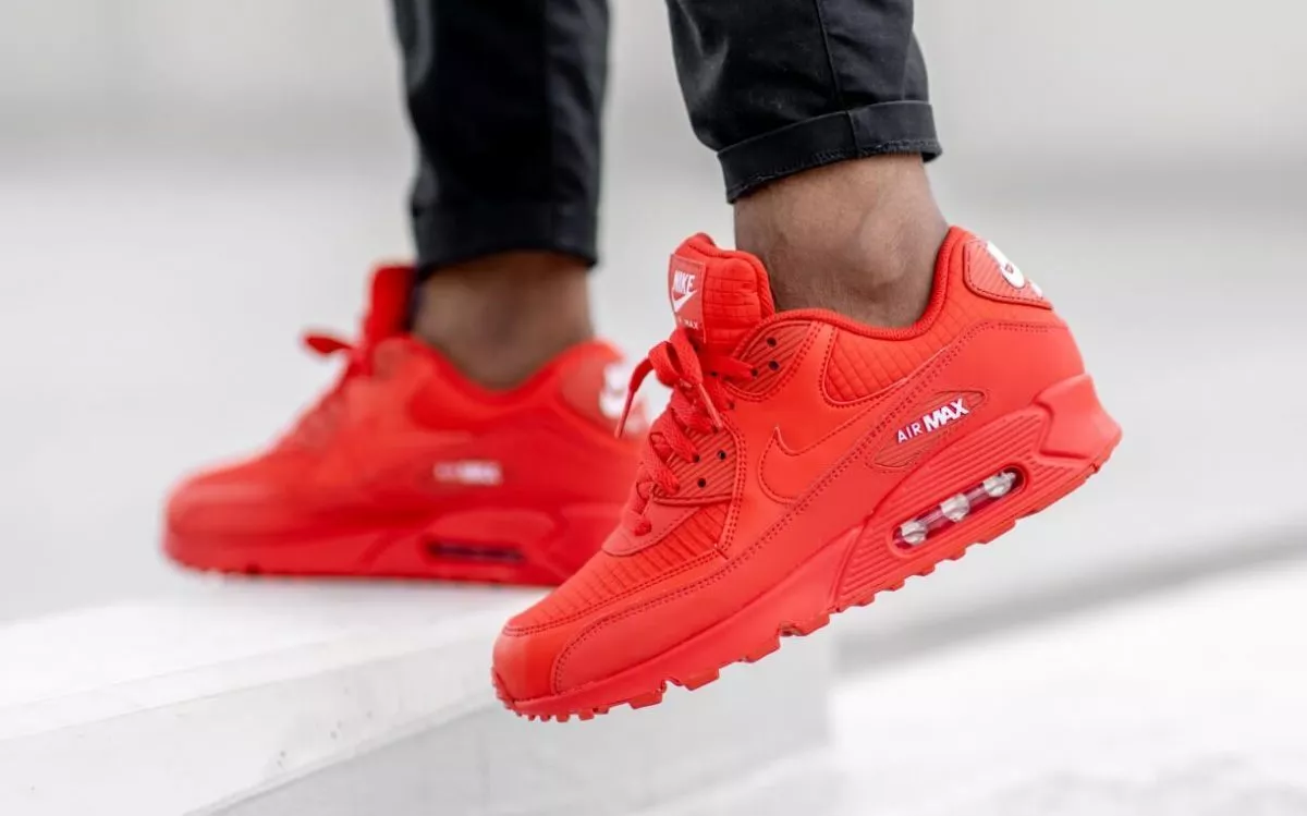 Analytisch Verplaatsbaar Normaal Nike Air Max 90 UNIVERSITY RED/UNIVERSITY RED/UNIVERSITY RED-SILVER -  AJ1285-602 | eBay