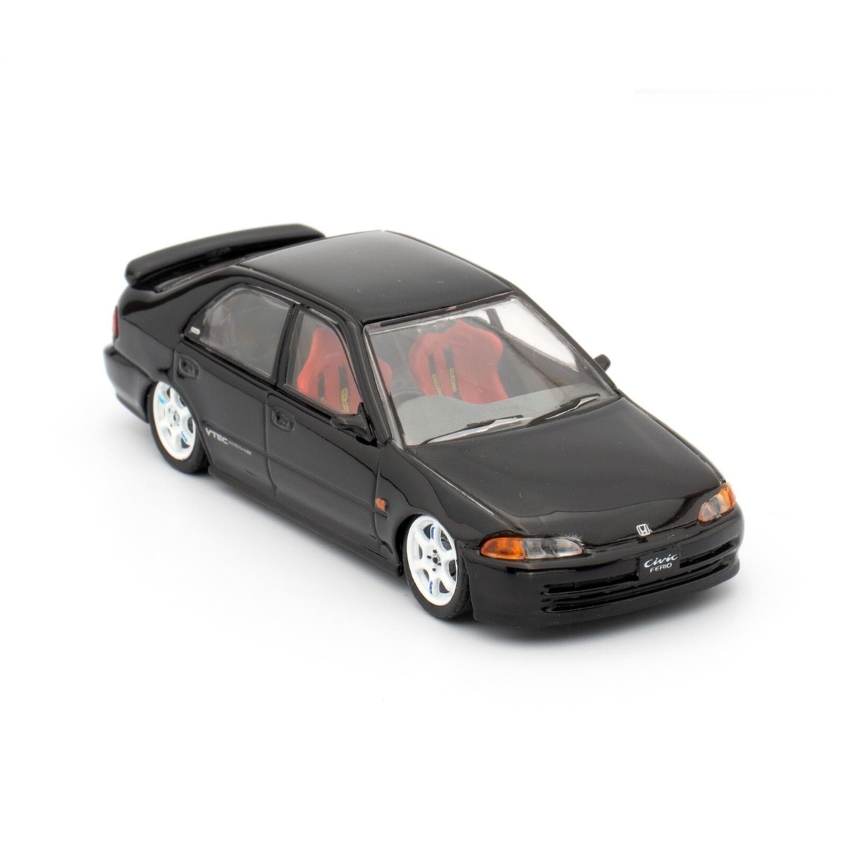 INNO64 HONDA CIVIC FERIO SIR BLACK 1992 W/ EXTRA WHEELS