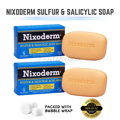2 x 100g NIXODERM Schwefel & Salicylsäure Seife bei Akne & häufigen Hautprobl...