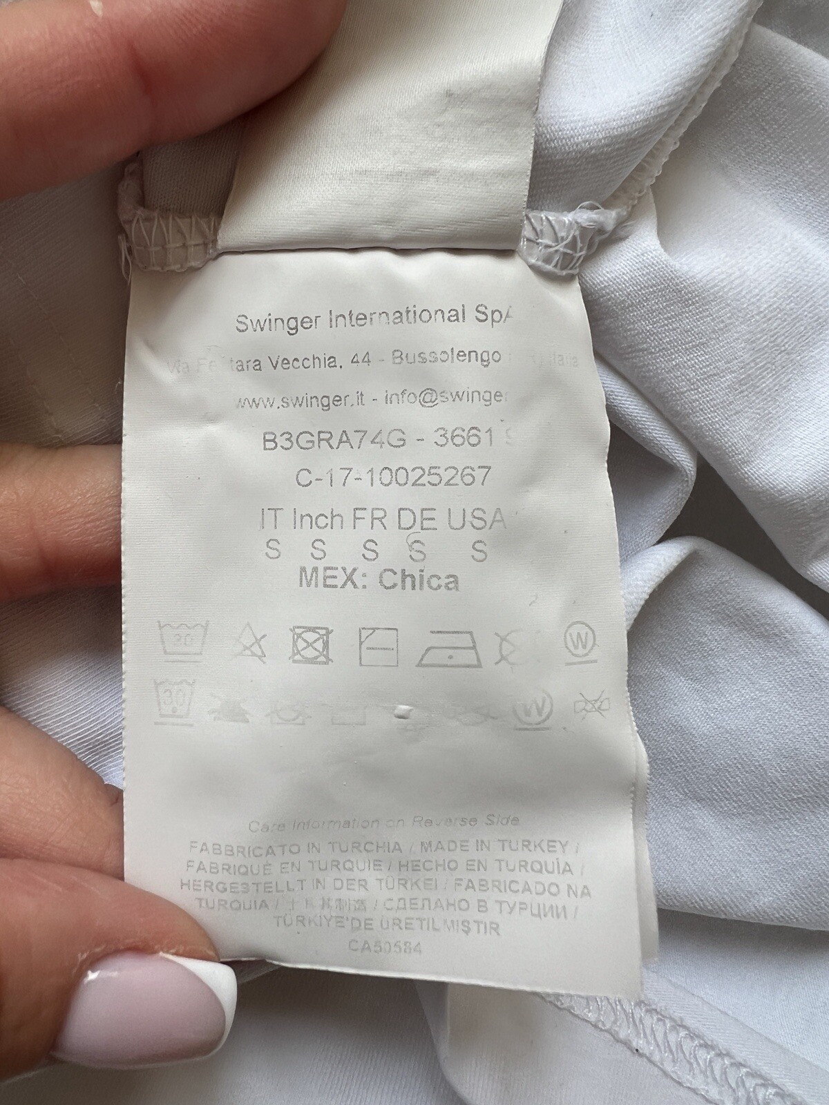 VERSACE Jeans Men White Cotton Logo T-Shirt Size S thumbnail 6