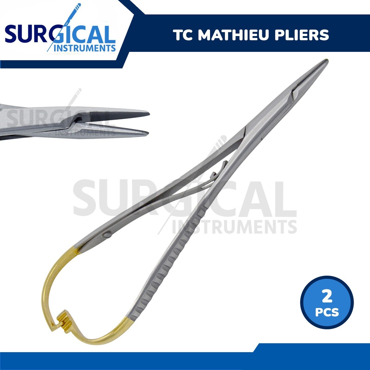 PRECISE CANADA T/C Mathieu Needle Holder – Stainless Steel Surgical & Dental Instrument