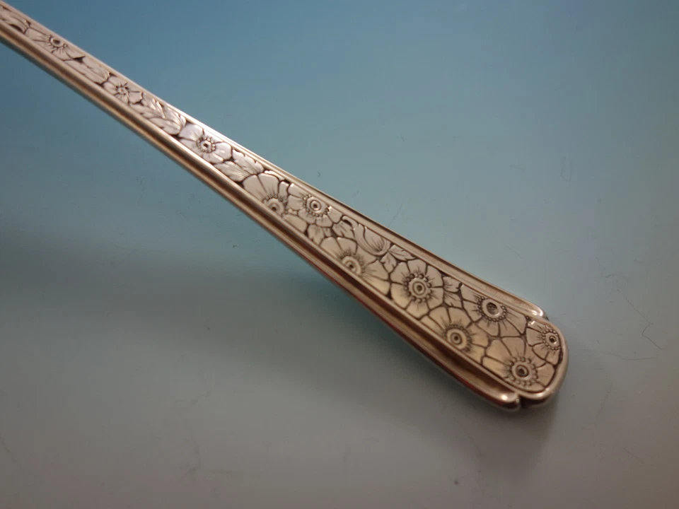 Antiguo juego de cubiertos Brocado por Towle de plata de ley servicio 24 piezas Foto 2 de 3