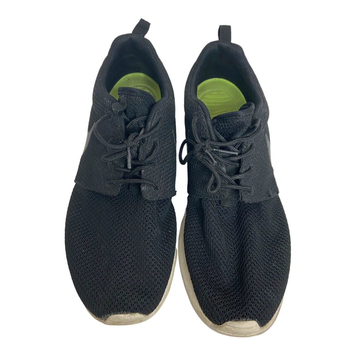 Delegeren nederlaag Kleren 🥝 Nike Roshe Run Men's BLACK Sail Anthracite Shoes US Size 9.5 USED - N3 |  eBay