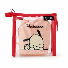 Sanrio Characters Pochacco Clear Pouch & Drawstring Bag Original Set New JP