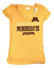 J.America Womens University Of Minnesota Golden Gophers Burnout Shirt New M,L,XL