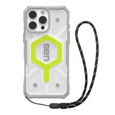 UAG iPhone 16 Pro Max Case Bundle Pathfinder Clear Active Neon + Lanyard Black