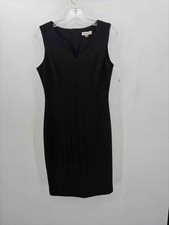 Pre-Owned Calvin Klein Black Size 4 Knee Length Sleeveless Dress