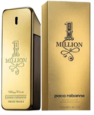 New/Sealed One Million By Paco Rabanne EDT Spray 100 ml / 3.4 Fl Oz Men Perfume
