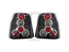 Designrückleuchten Set Klarglas Schwarz für VW Lupo 1997-2000