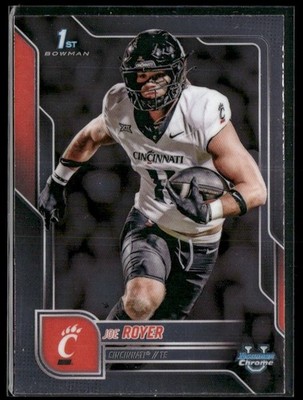 2025 Bowman University Chrome #120 Joe Royer