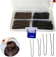 Tokerd 300 StüCk Bobby Pins Und U Haarnadeln Mit Aufbewahrungsbox, Metall
