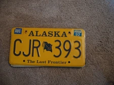 ALASKA LAST FRONTIER * LICENSE PLATE BUY ALL STATES HERE FREE SHIPPING