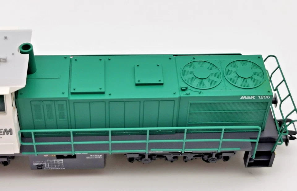 Märklin H0 37631 E-Lok "Rail 4 Chem" MAK 1206 R4c mfX Digital neuwertig ohne OVP - Bild 4 von 4