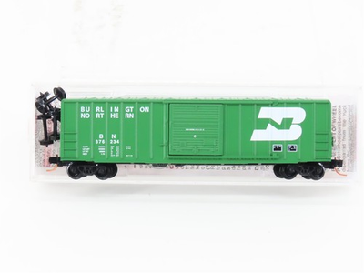 #ad N Scale Micro Trains MTL 02500490 BN Burlington Northern 50#x27; Box Car #376234 $37.95