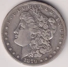 1879 S MORGAN SILVER DOLLAR 90 SILVER $1 SAN FRANCISCO UNITED STATES MINT COIN