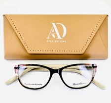 HUVELI MILANO 3098 COL. 2 Brown Multi Womens Cat Eye Eyeglasses 47-15-130 B:33