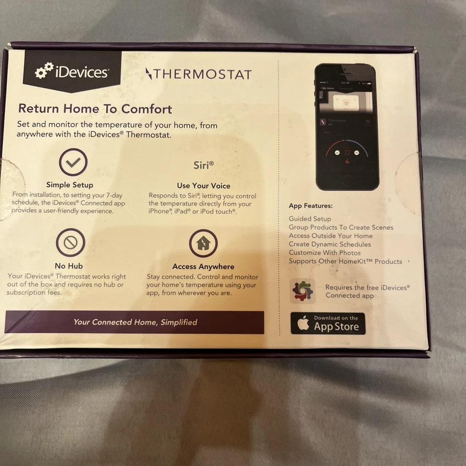 iDevices Thermostat, WiFi Connected  - Image 2 of 3