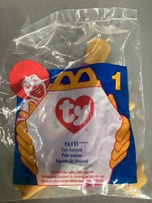McDonald's Ty Teenie Beanie Baby "Patti The Platypus" MNIB