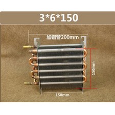 Condenser Radiator Copper Tube Heat Exchange Small Without Shell Radiator