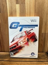 GT Pro Series Nintendo Wii Complete CIB Ubisoft Racing Game Clean Disc