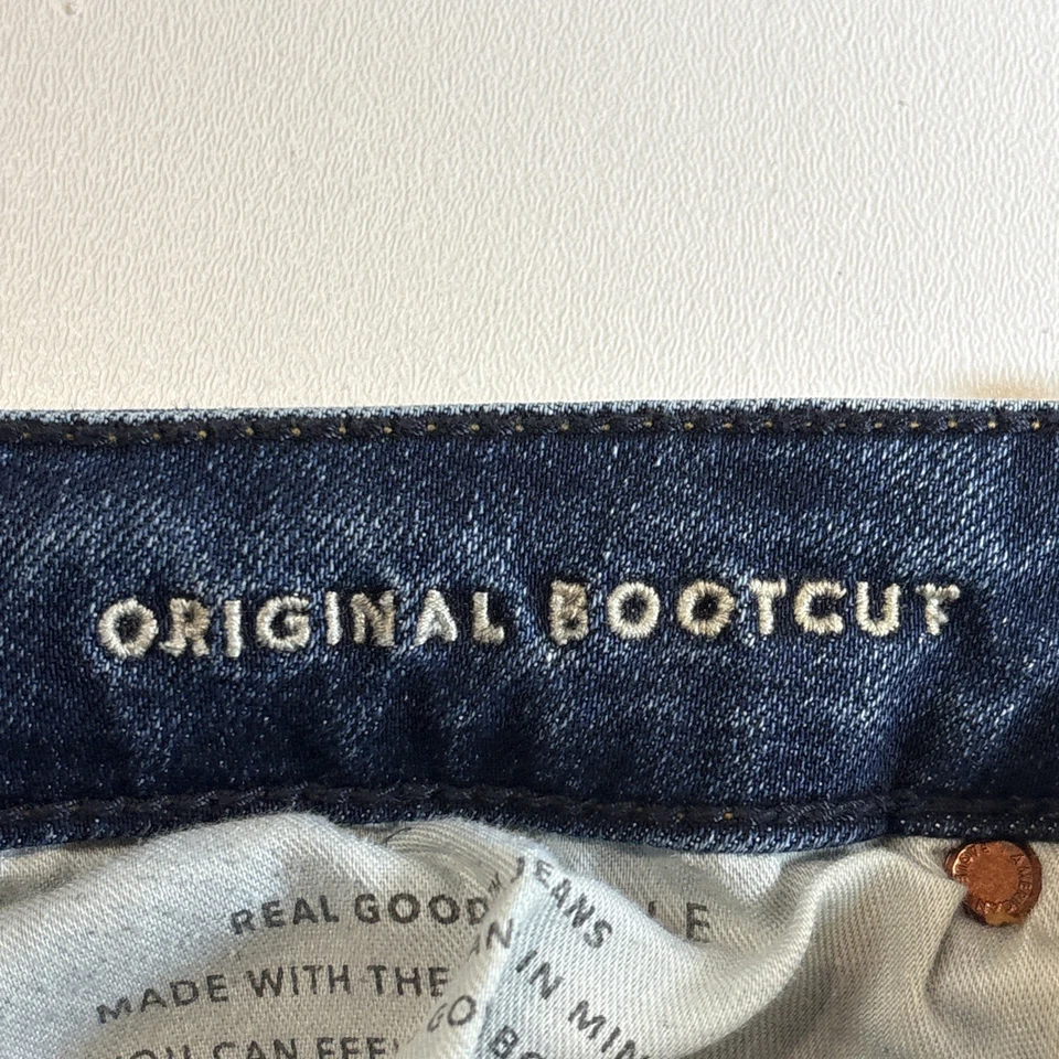 Pantalones de mezclilla para hombre American Eagle Airflex originales Bootcut azules talla 28x30 Foto 3 de 4