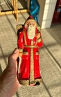 Santa Christmas Candy Container Rare Original Antique Paper Mache 1910 8.5 Inch — photo 4