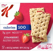 Special K Strawberry Pastry Crisps, 100 Calorie Snack, 5.28oz Box - 3 Pack