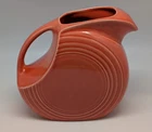 VTG Fiesta Ware Orange / Tangerine Large Disk Water Pitcher USA Made
