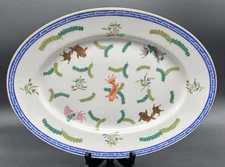 Herend Hungary Poisson Oval Serving Tray Platter 2102 Porcelain 15" x 11" EUC