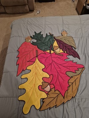 Outdoor Garden Flag Fall Leaves