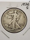 1936‑S Walking Liberty Half • 90% Silver • Circulated • As Shown X137