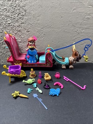 DISNEY FROZEN Little Kingdom ''Annas Sleigh Ride'' Playset HASBRO