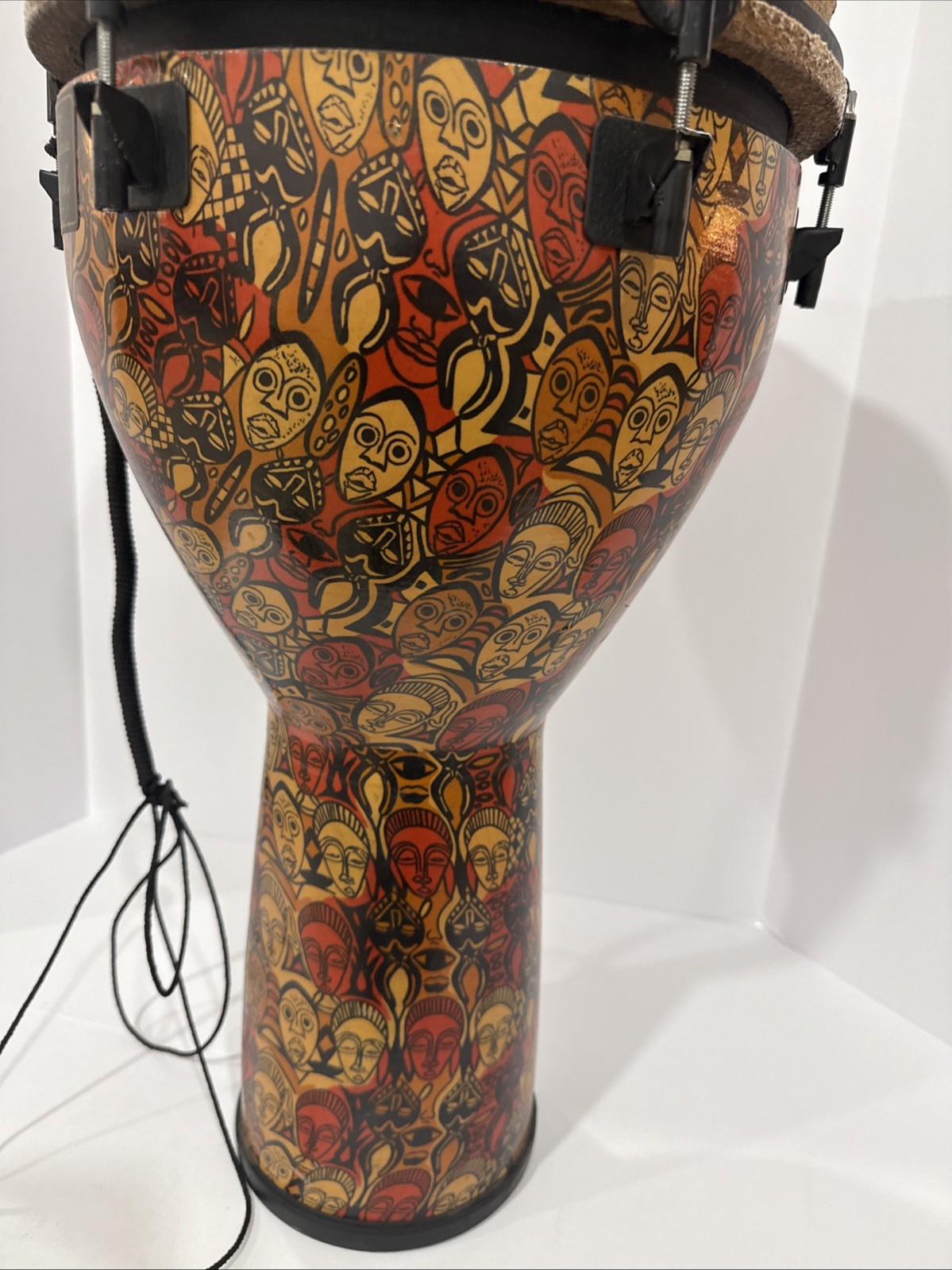 REMO Leon Mobley Signature DJEMBE Drum 12" Mondo Acousticon Key Turned