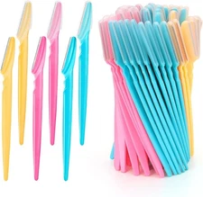 24 Pcs Eyebrow Razors Shaper Facial Hair Shaver Trimmer Face Hair Removal Safety