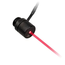 Alphacool 17451 Black Liquid Brass 1/4" 24mm 1.7cm Eiszapfen Laser Fitting