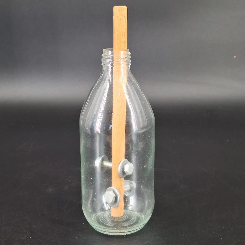 Bolts and Nuts Frustration Challenge Glass Puzzle Bottle Engaging Teaser - Image 4 of 4