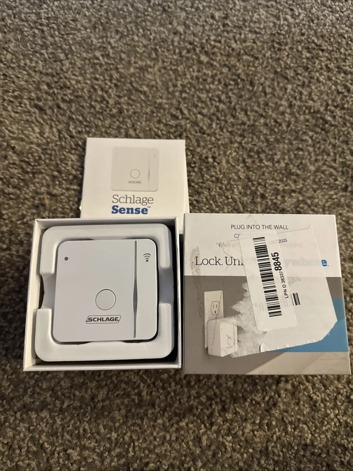 Schlage BR400 Sense Wi-Fi Adapter, White (2.4GHz WiFi only) - Image 2 of 4