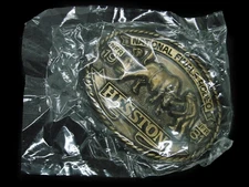UD07123 *NOS* NFR **1981 NATIONAL FINALS RODEO** HESSTON COLLECTOR BELT BUCKLE
